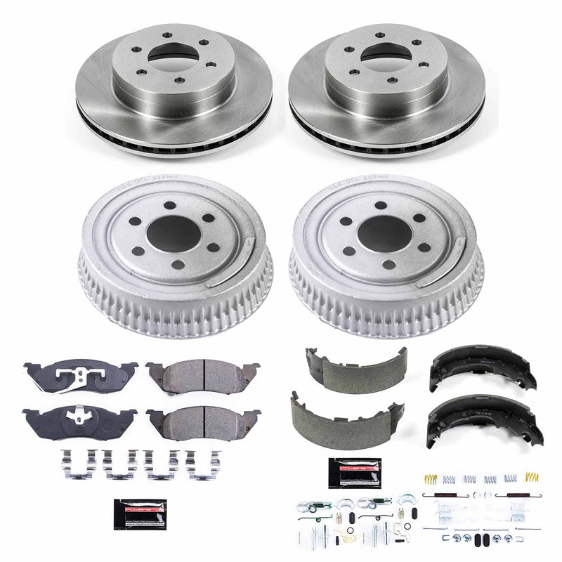 Power Stop KOE15070DK Autospecialty 1-Click Daily Driver Front And Rear Brake Kit for 1997-1998 Dodge Dakota product image