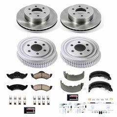 Power Stop KOE15072DK Autospecialty 1-Click Daily Driver Front And Rear Brake Kit for 2000-2002 Dodge Dakota product image
