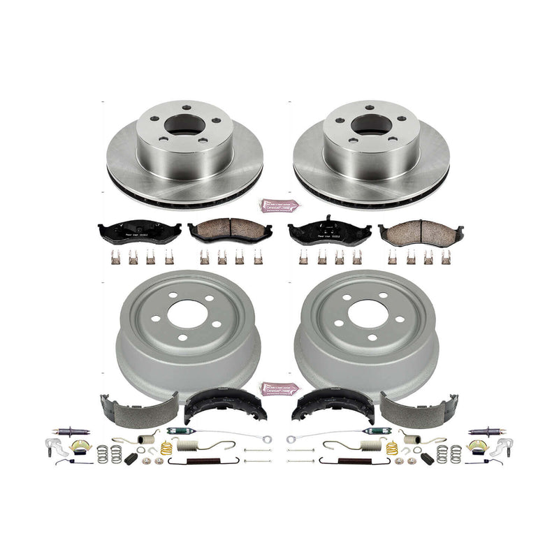 Power Stop KOE15073DK Autospecialty 1-Click Daily Driver Front And Rear Brake Kit for 1991-1999 Jeep Cherokee product image
