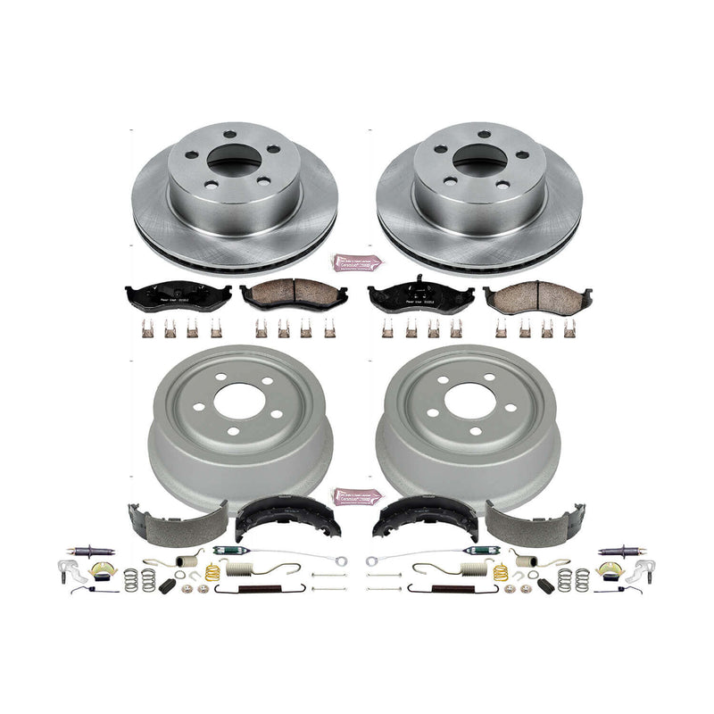 Power Stop KOE15075DK Autospecialty 1-Click Daily Driver Front And Rear Brake Kit for 1999-2001 Jeep Cherokee Classic product image