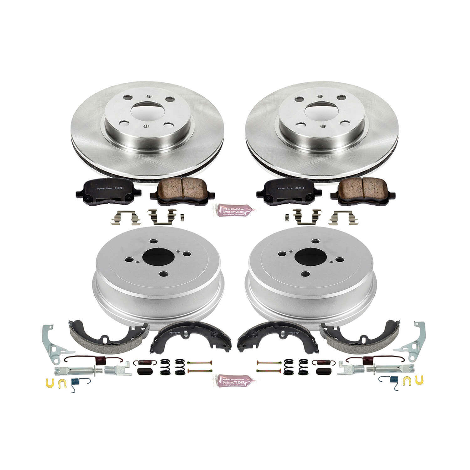 Power Stop KOE15078DK Autospecialty 1-Click Daily Driver Front And Rear Brake Kit for 1998-2002 Chevrolet Prizm product image