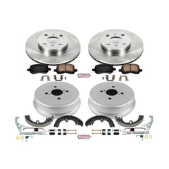 Power Stop KOE15078DK Autospecialty 1-Click Daily Driver Front And Rear Brake Kit for 1998-2002 Chevrolet Prizm product image