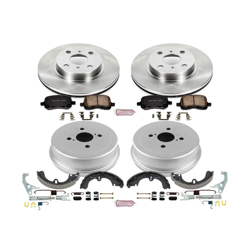 Power Stop KOE15078DK Autospecialty 1-Click Daily Driver Front And Rear Brake Kit for 1998-2002 Chevrolet Prizm product image