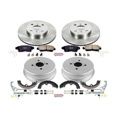 Power Stop KOE15079DK Autospecialty 1-Click Daily Driver Front And Rear Brake Kit for 1993-1997 Toyota Corolla product image