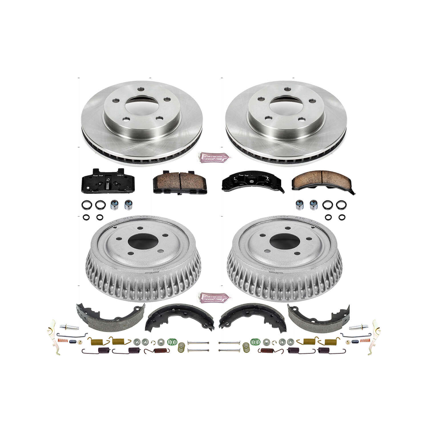 Power Stop KOE15080DK Autospecialty 1-Click Daily Driver Front And Rear Brake Kit for 1985-1986 Cadillac Deville product image