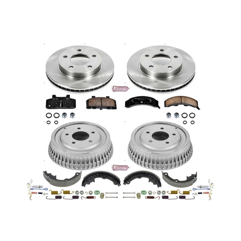 Power Stop KOE15081DK Autospecialty 1-Click Daily Driver Front And Rear Brake Kit for 1984-1992 Buick Century Custom Estate Station product image