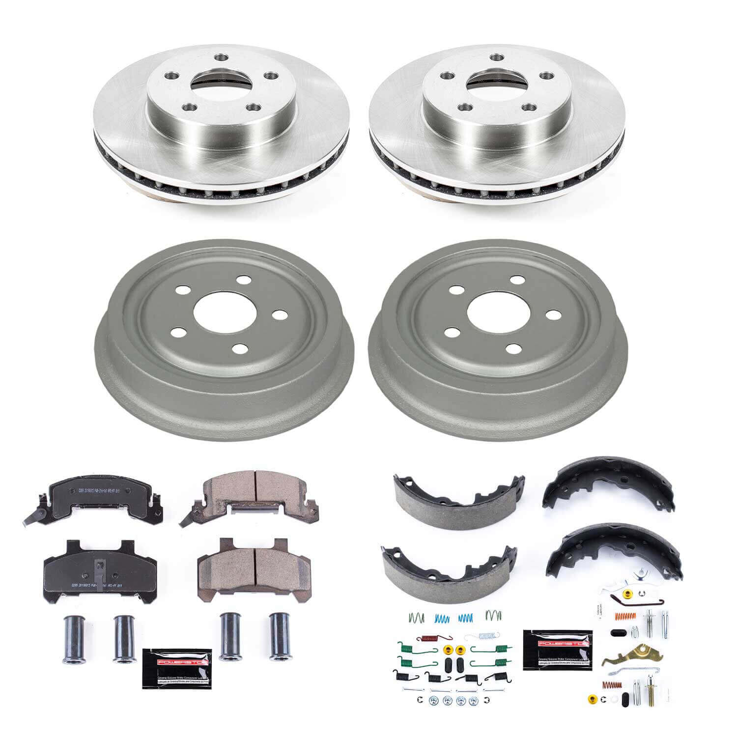 Power Stop KOE15082DK Autospecialty 1-Click Daily Driver Front And Rear Brake Kit for 1985-1991 Chevrolet Cavalier product image