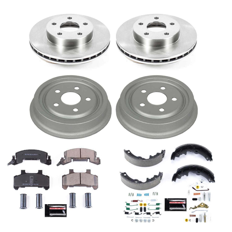 Power Stop KOE15082DK Autospecialty 1-Click Daily Driver Front And Rear Brake Kit for 1985-1991 Chevrolet Cavalier product image