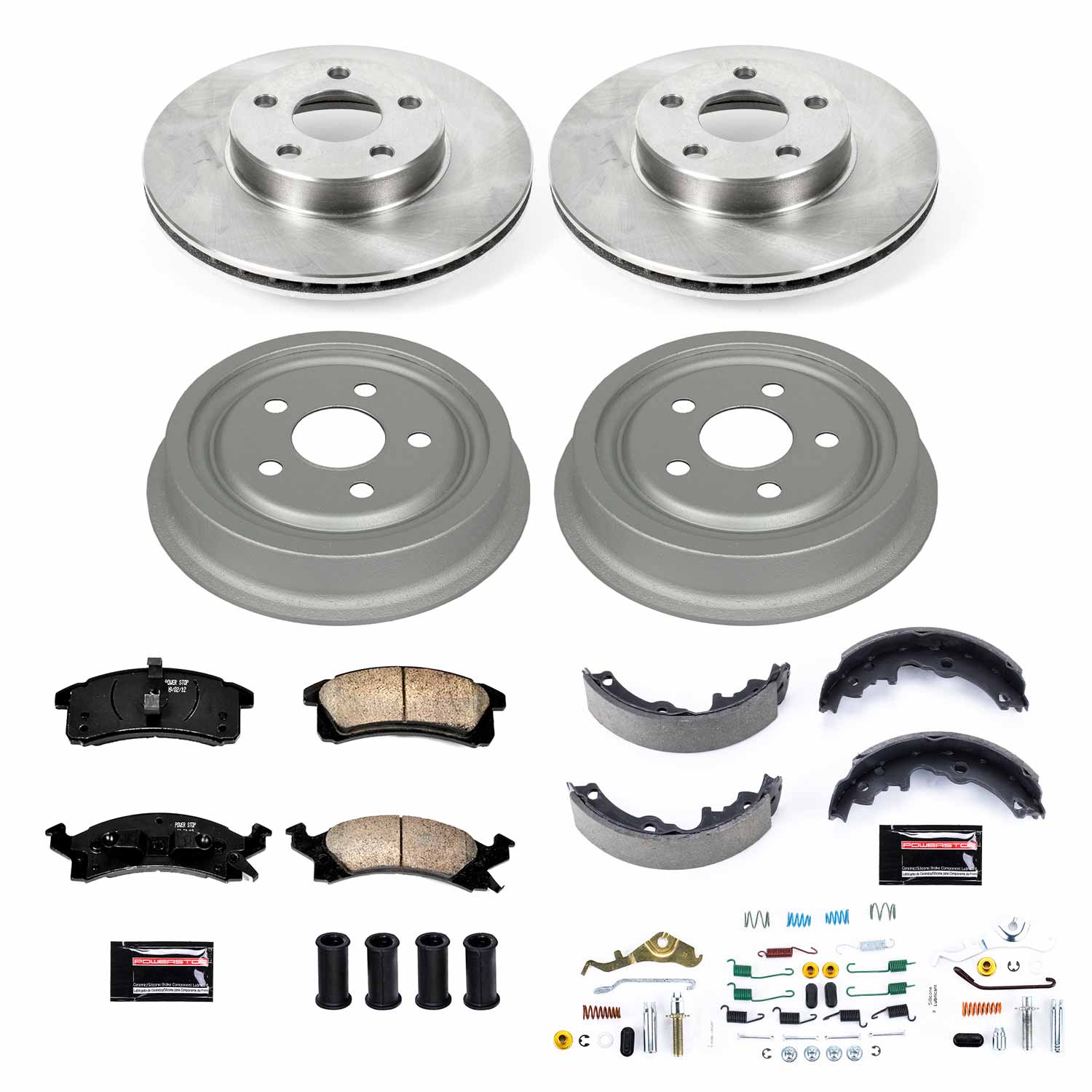Power Stop KOE15083DK Autospecialty 1-Click Daily Driver Front And Rear Brake Kit for 1990-2002 Chevrolet Cavalier product image