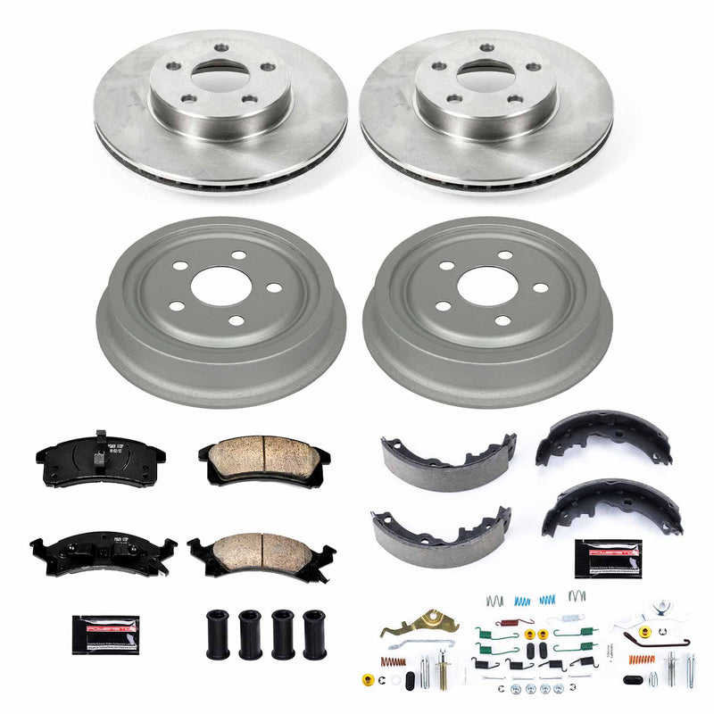 Power Stop KOE15083DK Autospecialty 1-Click Daily Driver Front And Rear Brake Kit for 1990-2002 Chevrolet Cavalier product image