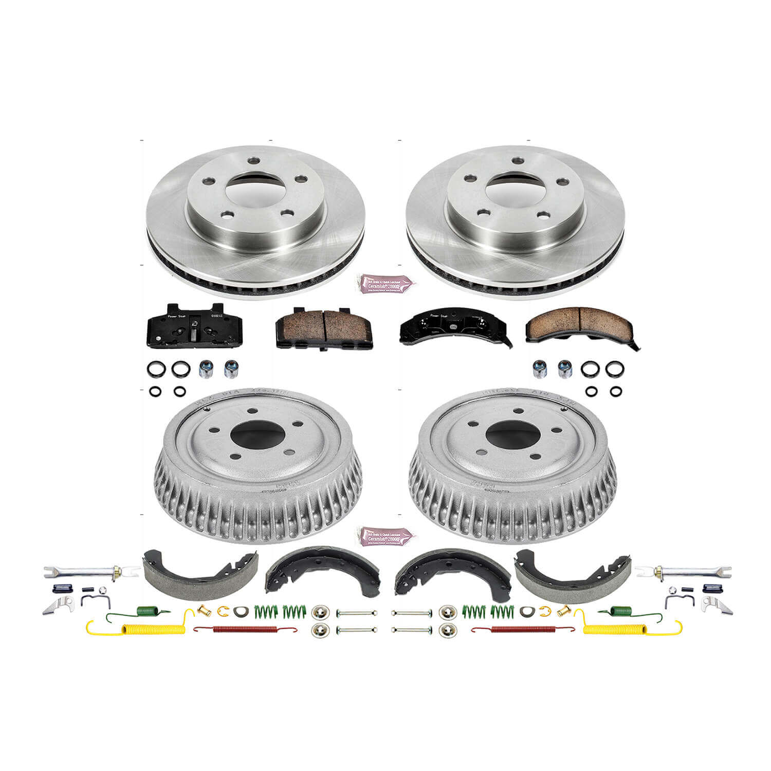 Power Stop KOE15084DK Autospecialty 1-Click Daily Driver Front And Rear Brake Kit for 1986-1990 Buick Lesabre Custom product image