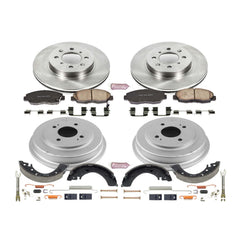 Power Stop KOE15087DK Autospecialty 1-Click Daily Driver Front And Rear Brake Kit for 2001-2005 Honda Civic product image