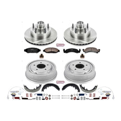 Power Stop KOE15089DK Autospecialty 1-Click Daily Driver Front And Rear Brake Kit for 1990-1993 Ford E-150 Econoline Custom product image