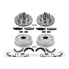 Power Stop KOE15091DK Autospecialty 1-Click Daily Driver Front And Rear Brake Kit for 1994-1996 Ford E-150 Econoline product image