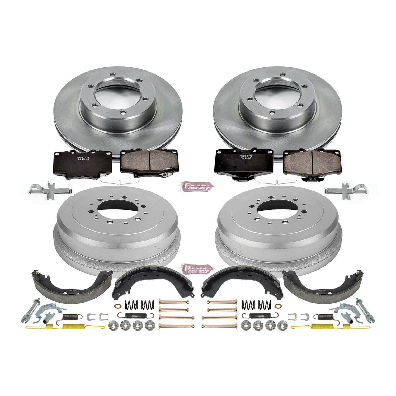 Power Stop KOE15094DK Autospecialty 1-Click Daily Driver Front And Rear Brake Kit for 1991-1995 Toyota 4RUNNER SR5 product image