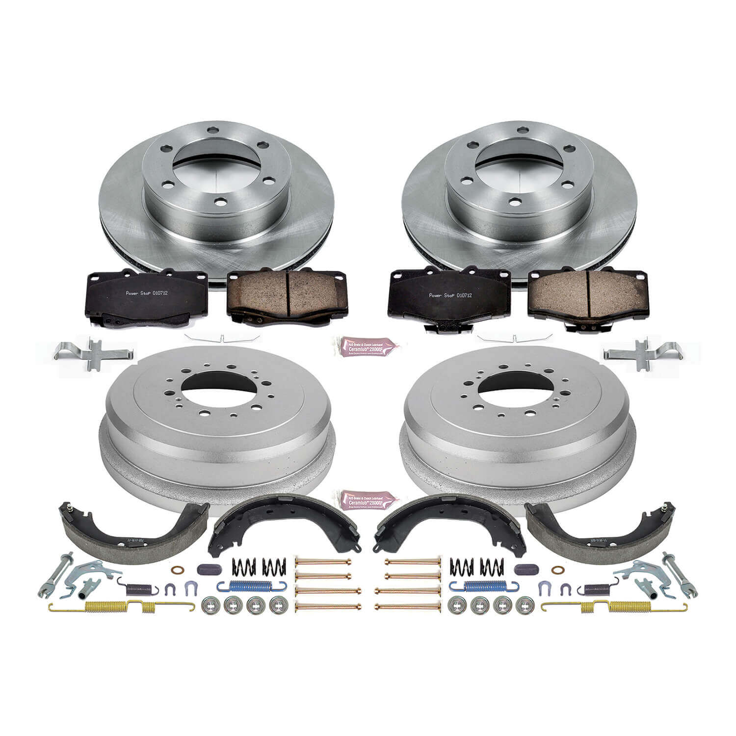 Power Stop KOE15097DK Autospecialty 1-Click Daily Driver Front And Rear Brake Kit for 1995-2002 Toyota Tacoma product image