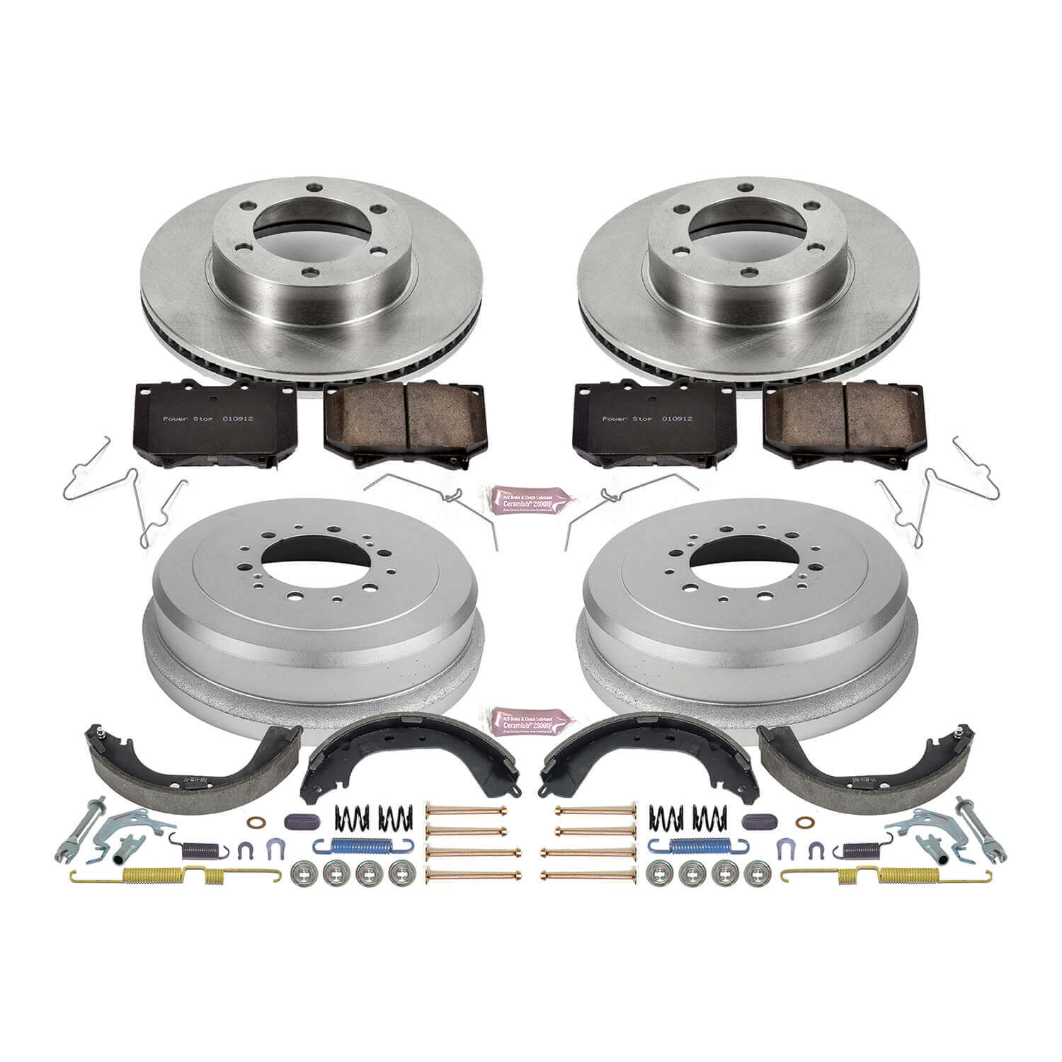 Power Stop KOE15099DK Autospecialty 1-Click Daily Driver Front And Rear Brake Kit for 2000-2002 Toyota Tundra product image
