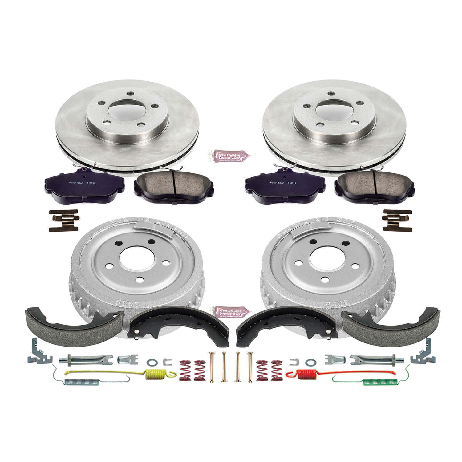 Power Stop KOE15101DK Autospecialty 1-Click Daily Driver Front And Rear Brake Kit for 1994-2000 Ford Taurus product image