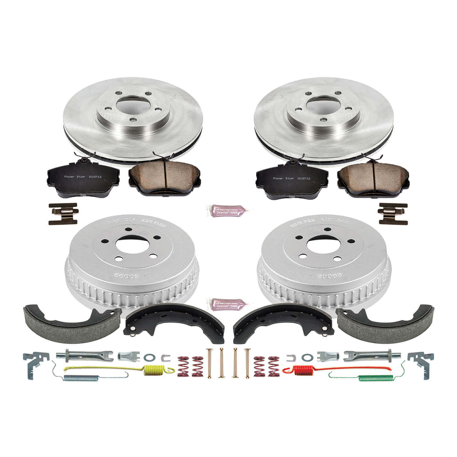 Power Stop KOE15102DK Autospecialty 1-Click Daily Driver Front And Rear Brake Kit for 2001-2007 Ford Taurus product image