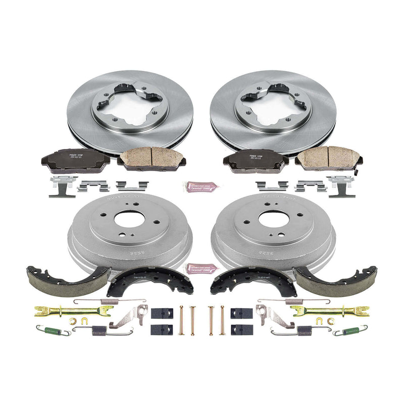 Power Stop KOE15104DK Autospecialty 1-Click Daily Driver Front And Rear Brake Kit for 1990-1993 Honda Accord product image