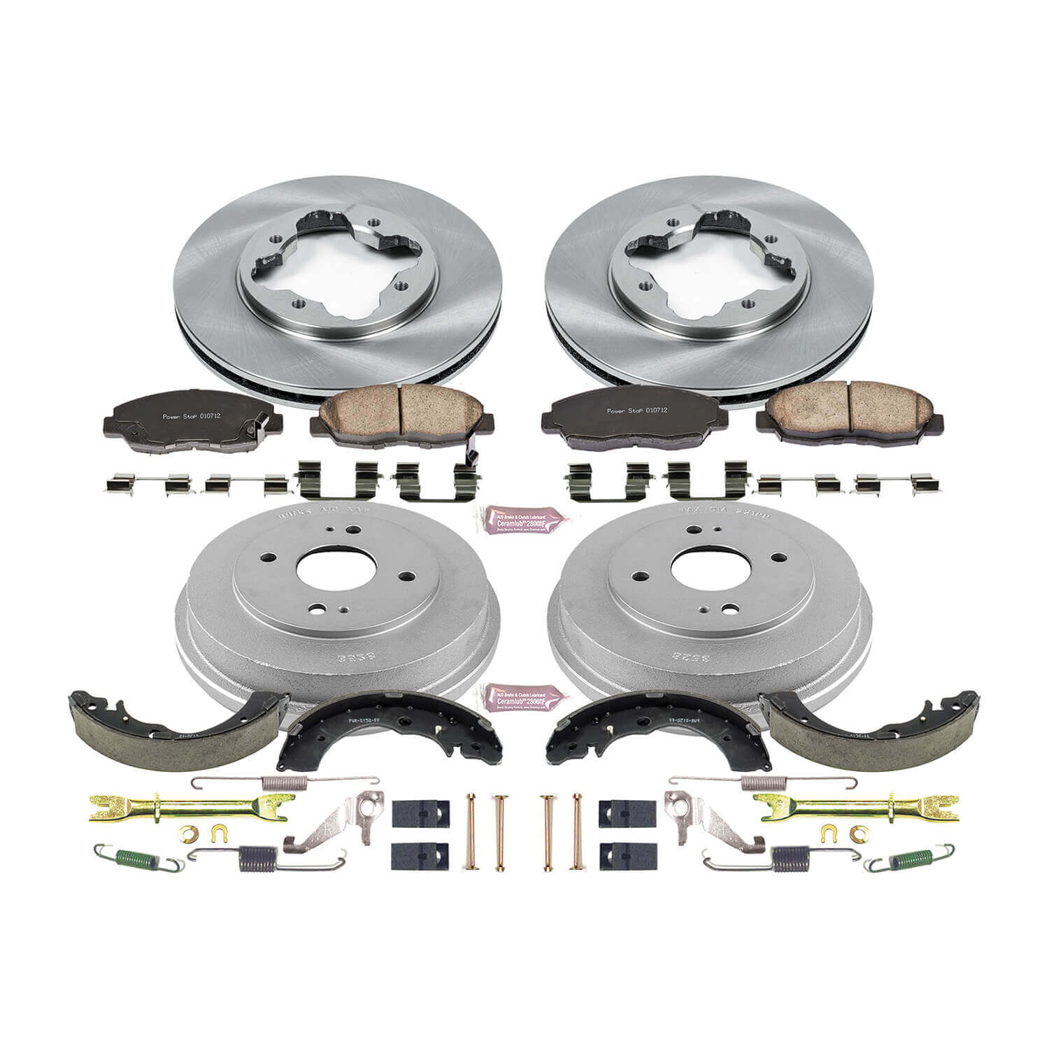 Power Stop KOE15105DK Autospecialty 1-Click Daily Driver Front And Rear Brake Kit for 1990-1997 Honda Accord product image