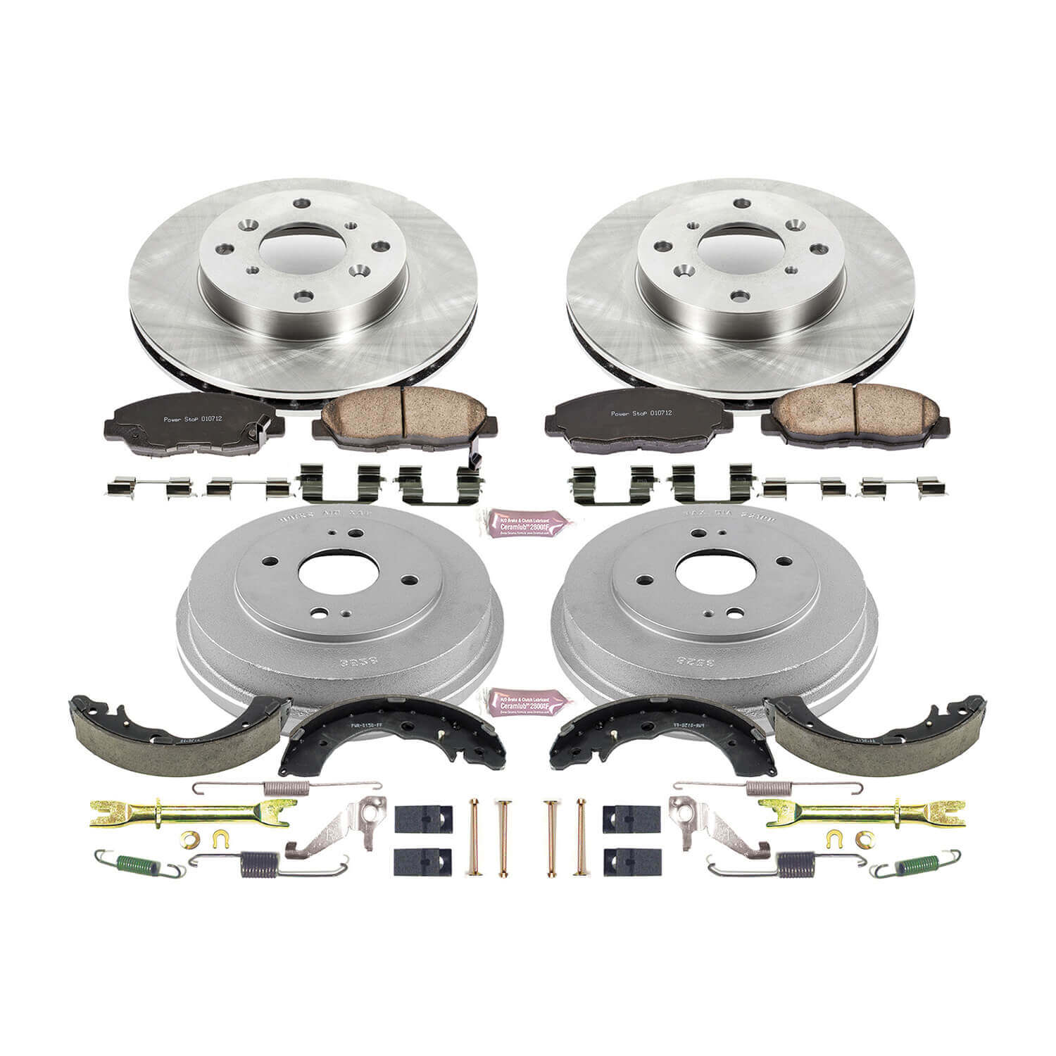 Power Stop KOE15106DK Autospecialty 1-Click Daily Driver Front And Rear Brake Kit for 1998-2002 Honda Accord product image