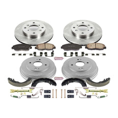 Power Stop KOE15106DK Autospecialty 1-Click Daily Driver Front And Rear Brake Kit for 1998-2002 Honda Accord product image