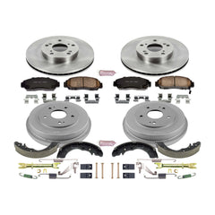 Power Stop KOE15109DK Autospecialty 1-Click Daily Driver Front And Rear Brake Kit for 2006-2011 Honda Civic Gx product image