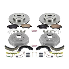 Power Stop KOE15112DK Autospecialty 1-Click Daily Driver Front And Rear Brake Kit for 2012 Honda Civic product image