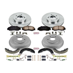 Power Stop KOE15114DK Autospecialty 1-Click Daily Driver Front And Rear Brake Kit for 1997-2001 Honda Cr-V product image