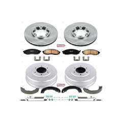 Power Stop KOE15118DK Autospecialty 1-Click Daily Driver Front And Rear Brake Kit for 2000-2004 Nissan Frontier Sc product image