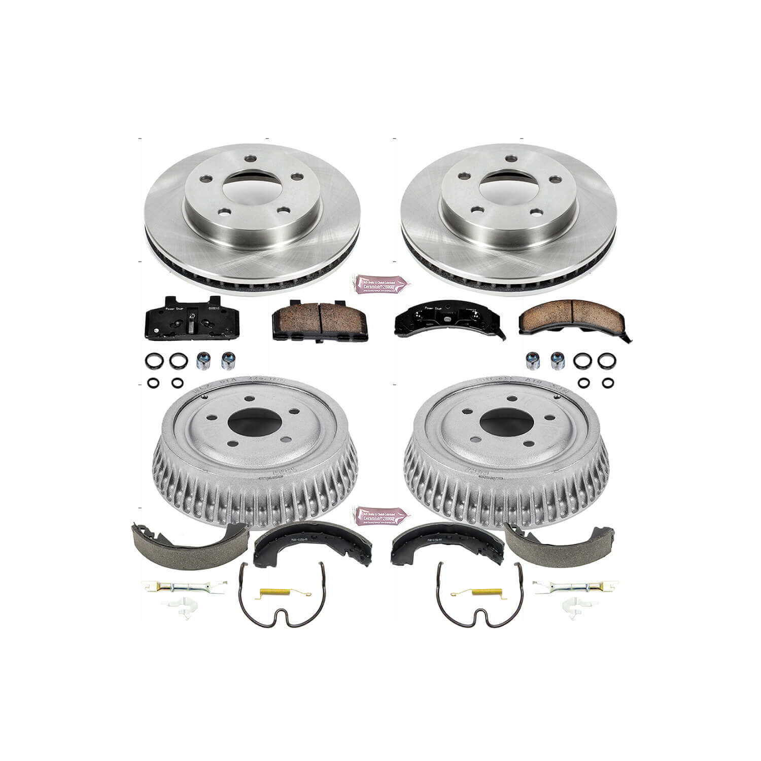 Power Stop KOE15119DK Autospecialty 1-Click Daily Driver Front And Rear Brake Kit for 1991-1996 Buick Century Custom product image