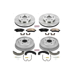 Power Stop KOE15120DK Autospecialty 1-Click Daily Driver Front And Rear Brake Kit for 1997-2001 Buick Century Custom product image