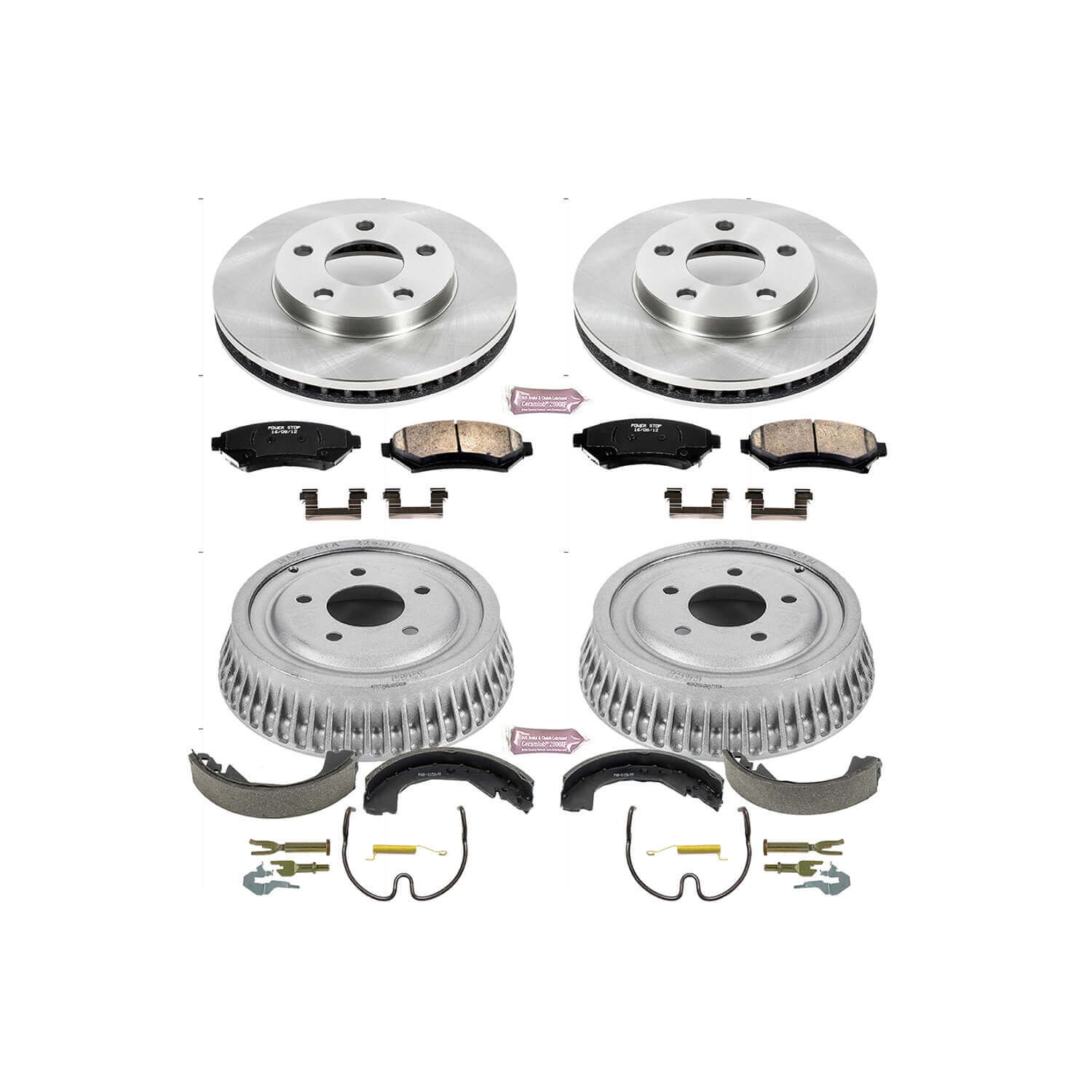 Power Stop KOE15121DK Autospecialty 1-Click Daily Driver Front And Rear Brake Kit for 2002-2005 Buick Century Custom product image