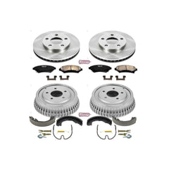 Power Stop KOE15121DK Autospecialty 1-Click Daily Driver Front And Rear Brake Kit for 2002-2005 Buick Century Custom product image