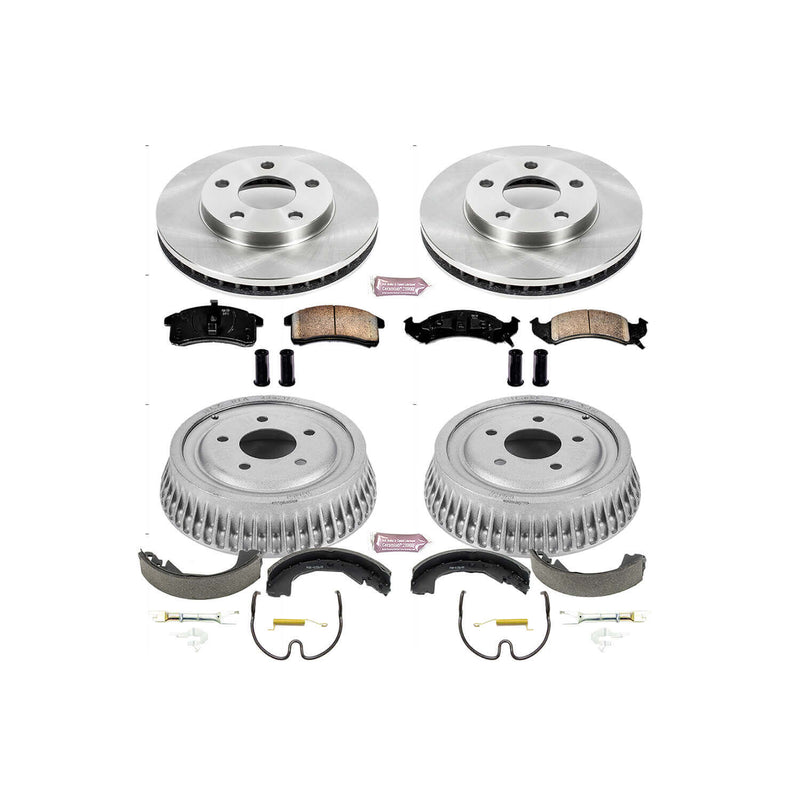 Power Stop KOE15122DK Autospecialty 1-Click Daily Driver Front And Rear Brake Kit for 1992-1993 Buick Lesabre Custom product image