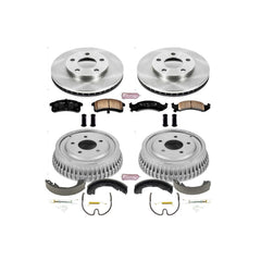 Power Stop KOE15123DK Autospecialty 1-Click Daily Driver Front And Rear Brake Kit for 1994-1999 Buick Lesabre Custom product image