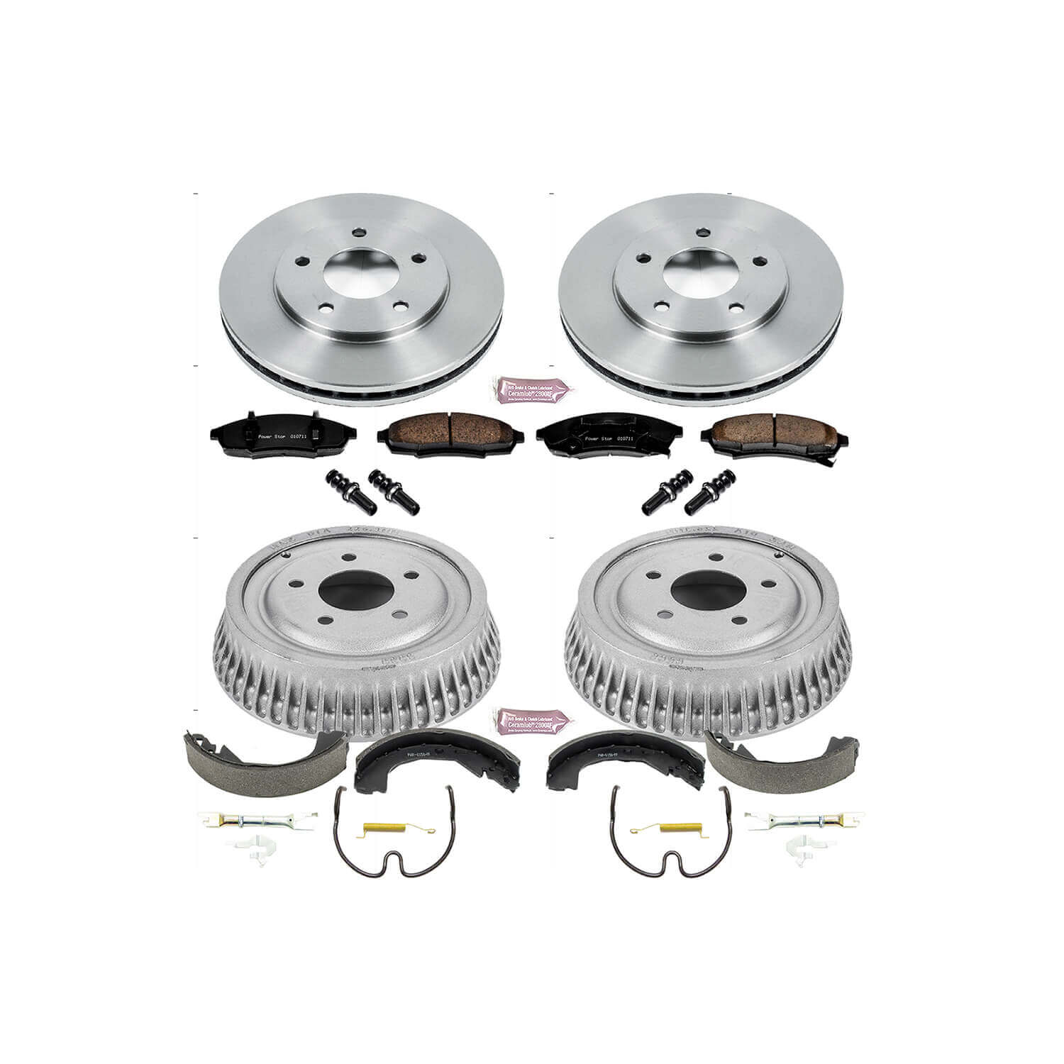 Power Stop KOE15124DK Autospecialty 1-Click Daily Driver Front And Rear Brake Kit for 1995 Chevrolet Lumina product image
