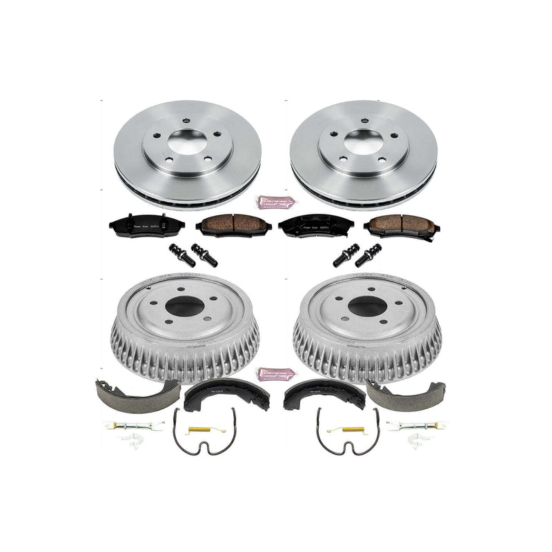 Power Stop KOE15124DK Autospecialty 1-Click Daily Driver Front And Rear Brake Kit for 1995 Chevrolet Lumina product image