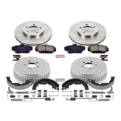 Power Stop KOE15129DK Autospecialty 1-Click Daily Driver Front And Rear Brake Kit for 1995-1998 Ford Windstar product image
