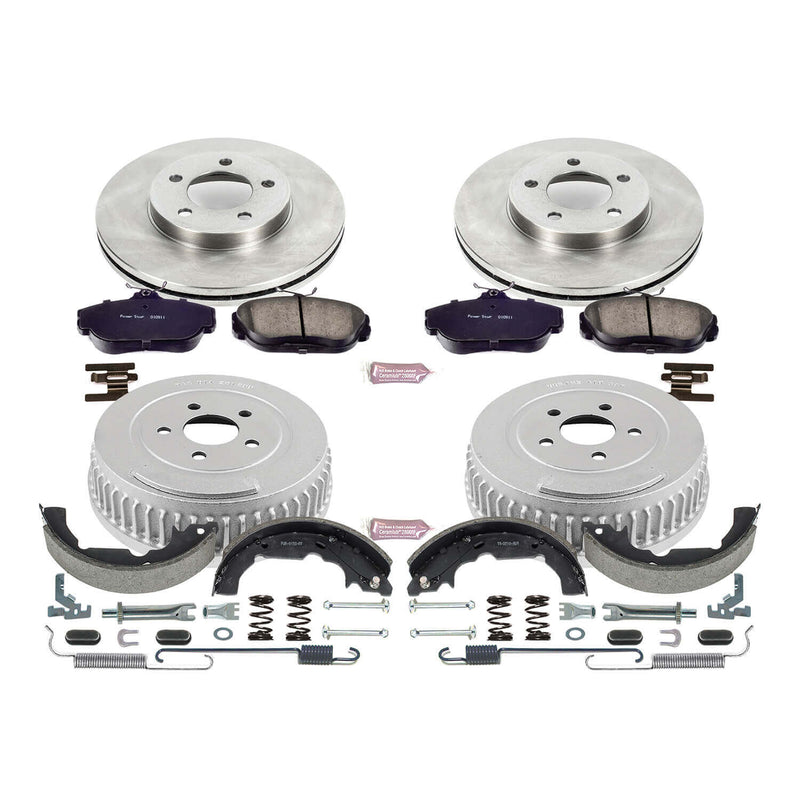 Power Stop KOE15129DK Autospecialty 1-Click Daily Driver Front And Rear Brake Kit for 1995-1998 Ford Windstar product image