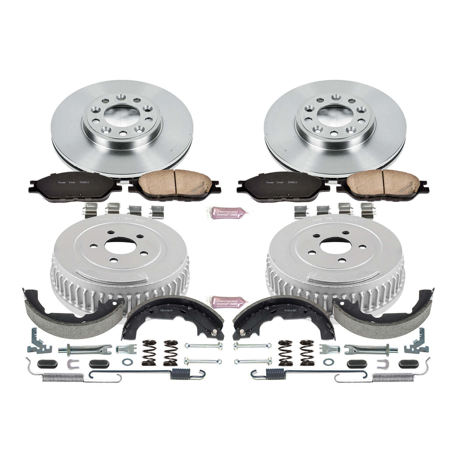 Power Stop KOE15130DK Autospecialty 1-Click Daily Driver Front And Rear Brake Kit for 1999-2003 Ford Windstar 3.0L product image