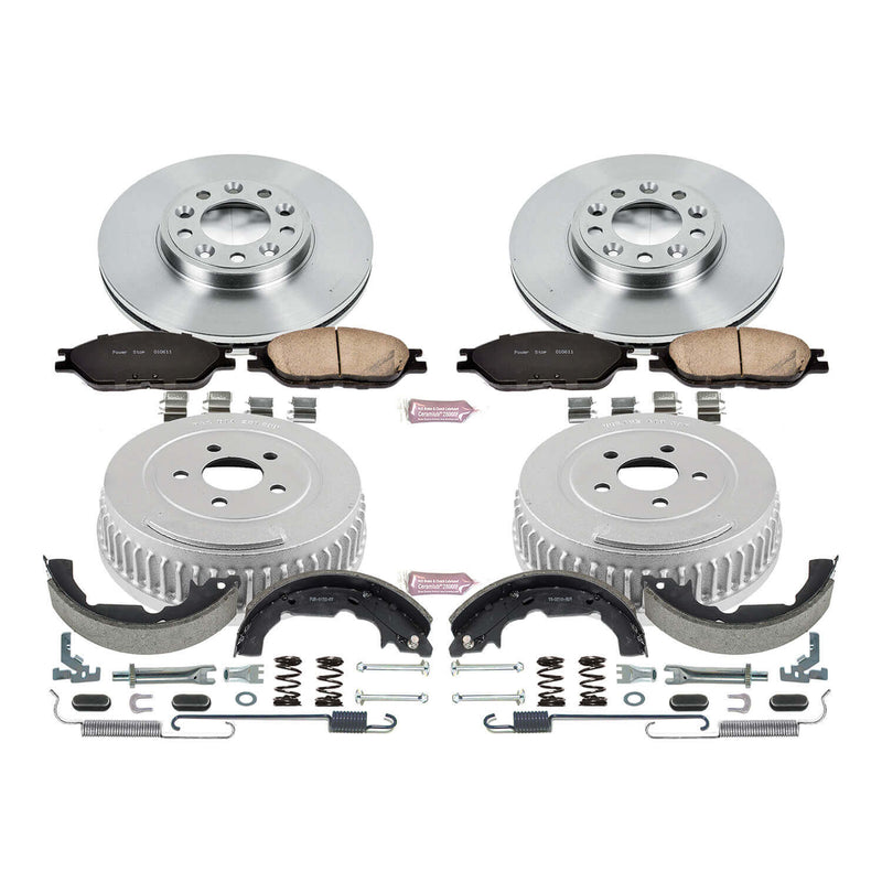 Power Stop KOE15130DK Autospecialty 1-Click Daily Driver Front And Rear Brake Kit for 1999-2003 Ford Windstar 3.0L product image