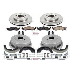 Power Stop KOE15131DK Autospecialty 1-Click Daily Driver Front And Rear Brake Kit for 1993-2002 Mercury Villager Gs product image