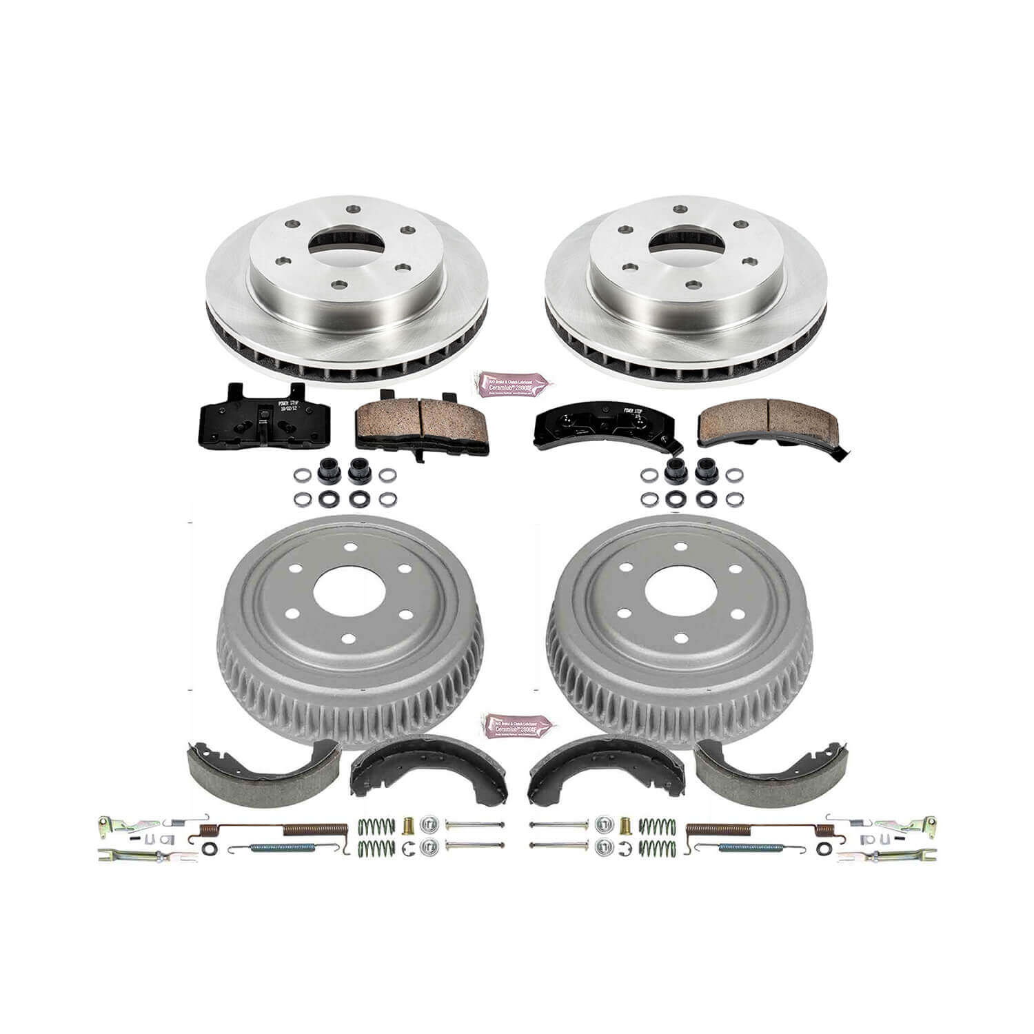 Power Stop KOE15136DK Autospecialty 1-Click Daily Driver Front And Rear Brake Kit for 1988-1999 Chevrolet Blazer Cheyenne Silverado product image