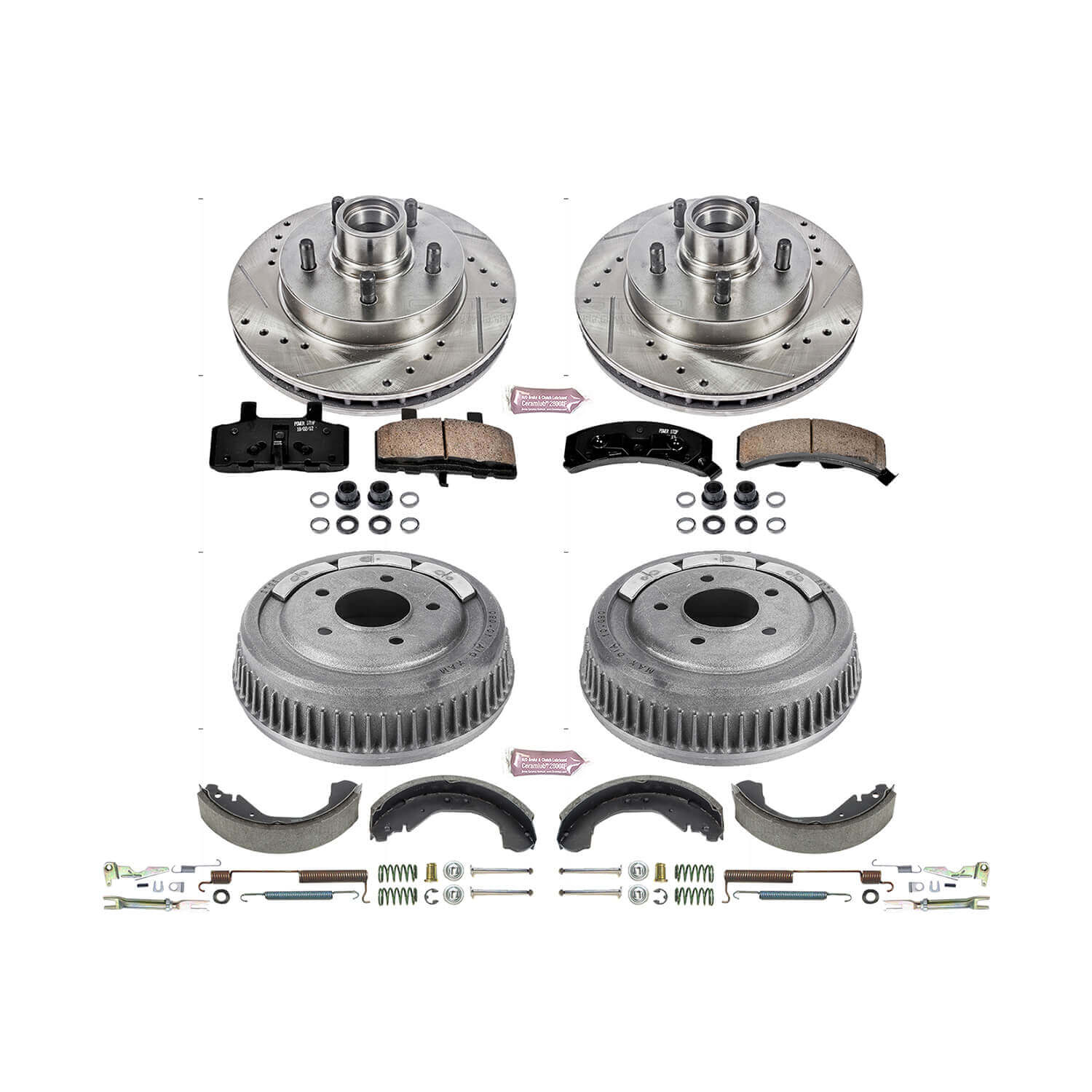 Power Stop KOE15138DK Autospecialty 1-Click Daily Driver Front And Rear Brake Kit for 1995-2000 Chevrolet C1500 product image