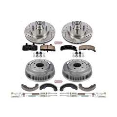 Power Stop KOE15138DK Autospecialty 1-Click Daily Driver Front And Rear Brake Kit for 1995-2000 Chevrolet C1500 product image