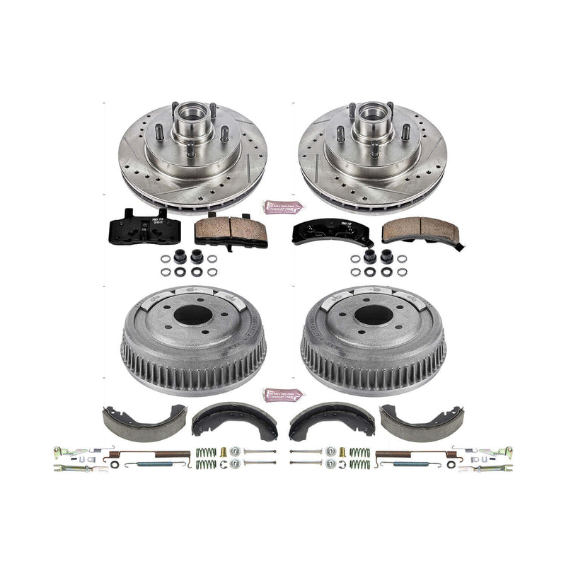 Power Stop KOE15138DK Autospecialty 1-Click Daily Driver Front And Rear Brake Kit for 1995-2000 Chevrolet C1500 product image