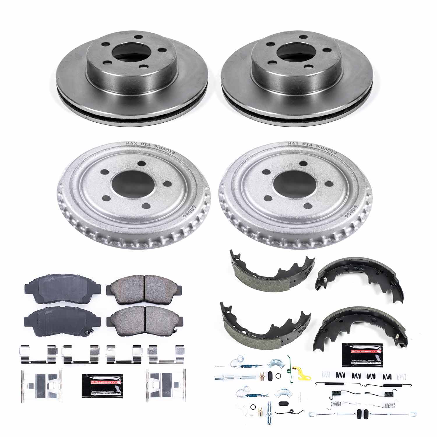 Power Stop KOE15149DK Autospecialty 1-Click Daily Driver Front And Rear Brake Kit for 1998-2002 Ford Ranger Splash product image