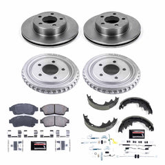 Power Stop KOE15149DK Autospecialty 1-Click Daily Driver Front And Rear Brake Kit for 1998-2002 Ford Ranger Splash product image